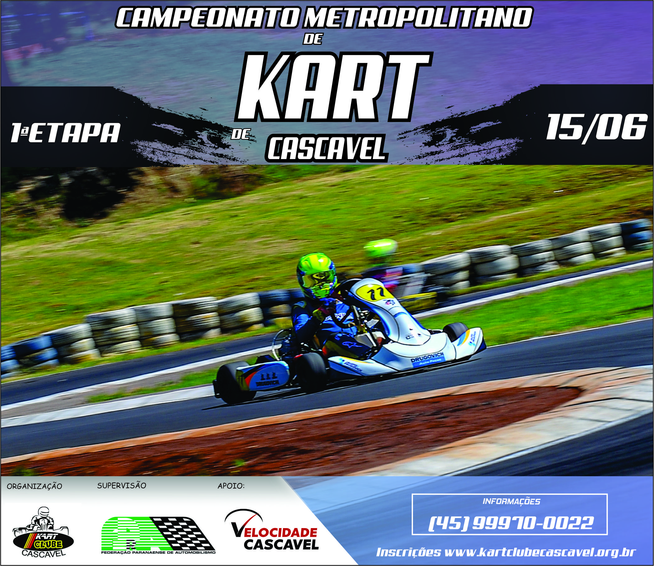 KART CLUBE CASCAVEL ANUNCIA DATA DA TEMPORADA 2024 DE CORRIDAS EM CASCAVEL